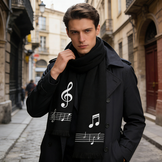 Music Note Scarf