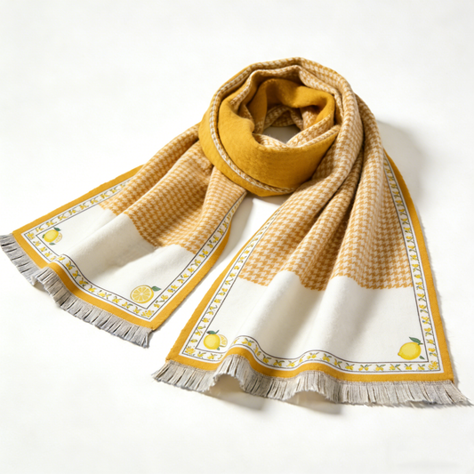 Yellow Lemon Scarf